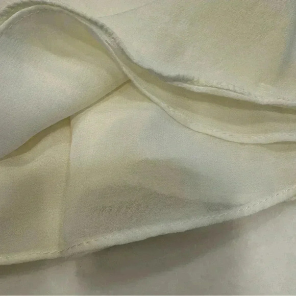 Zara trafaluc collection ivory halter top open tie back fully lined size large - Picture 10 of 12